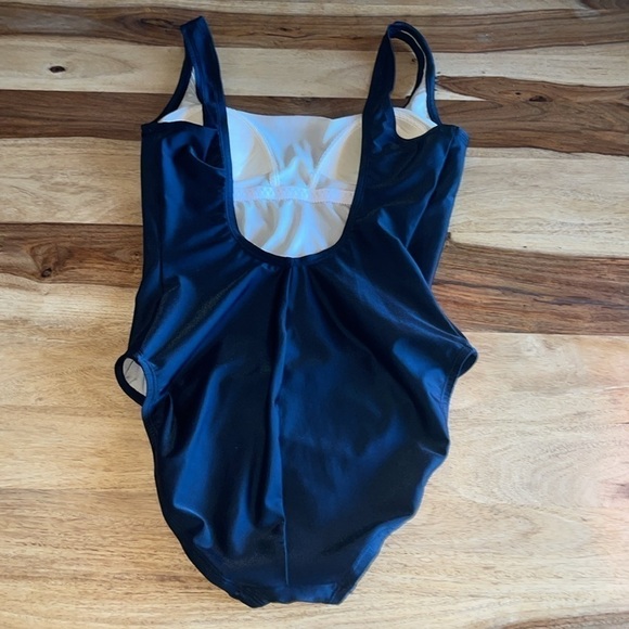 Speedo Black Scoop Back One Piece Swimsuit - Picture 3 of 5